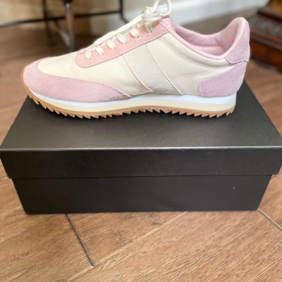 J. Crew Women's Pink and White Sneakers NWT - Picture 6 of 6